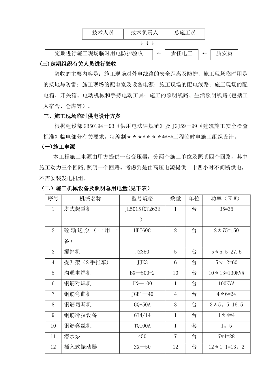建筑工地临时用电施工方案_第2页