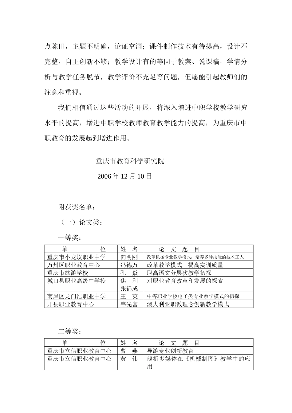 2025年重庆市高教社杯中等职业学校教师教学业务系列竞赛活动评选简_第2页