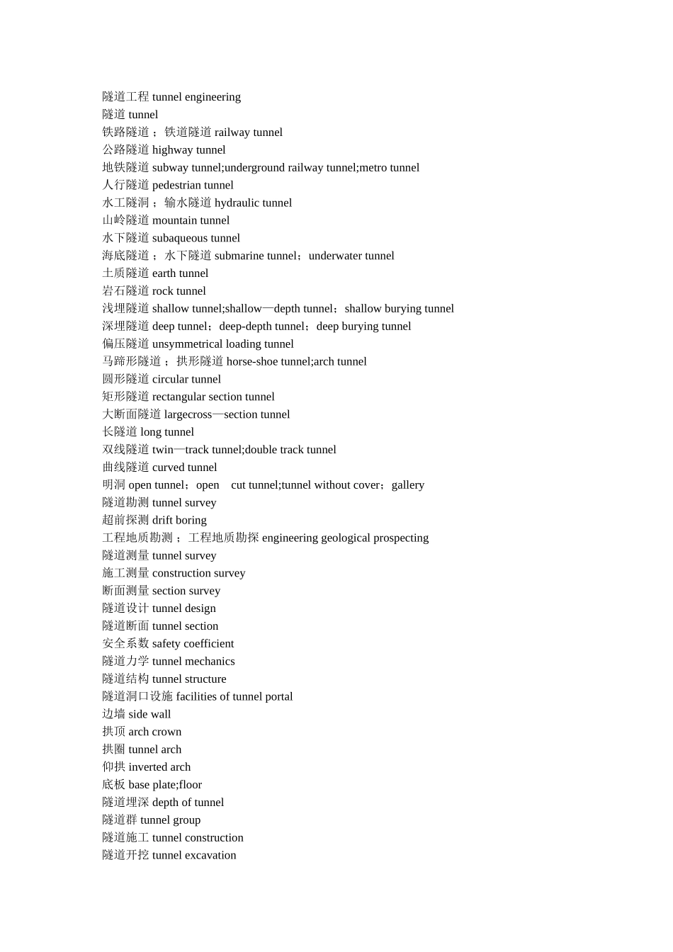 建筑工程专业词汇大全_第1页