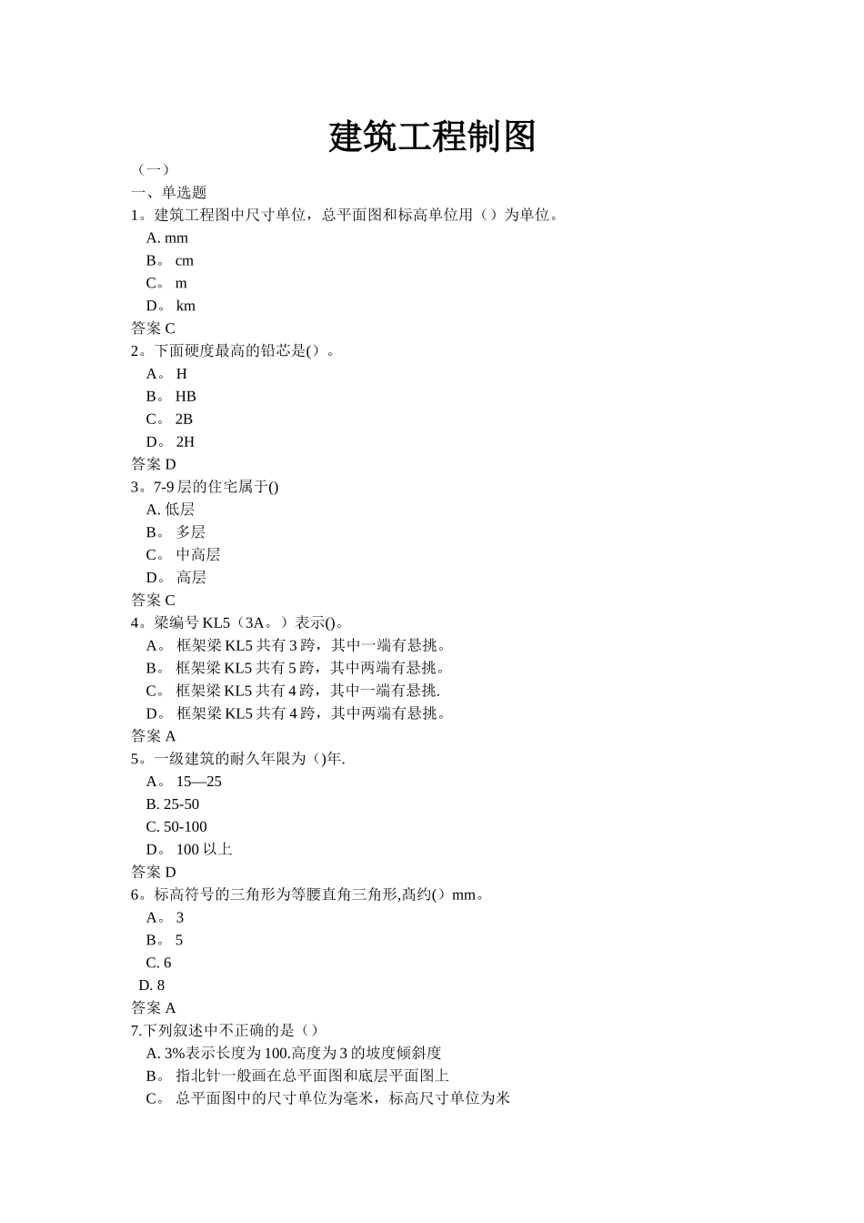建筑工程制图_第1页