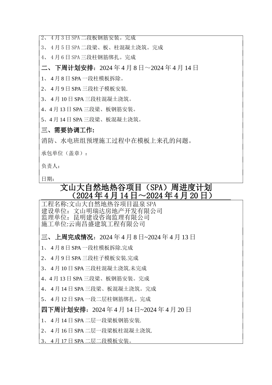 建筑工程周进度计划_第2页