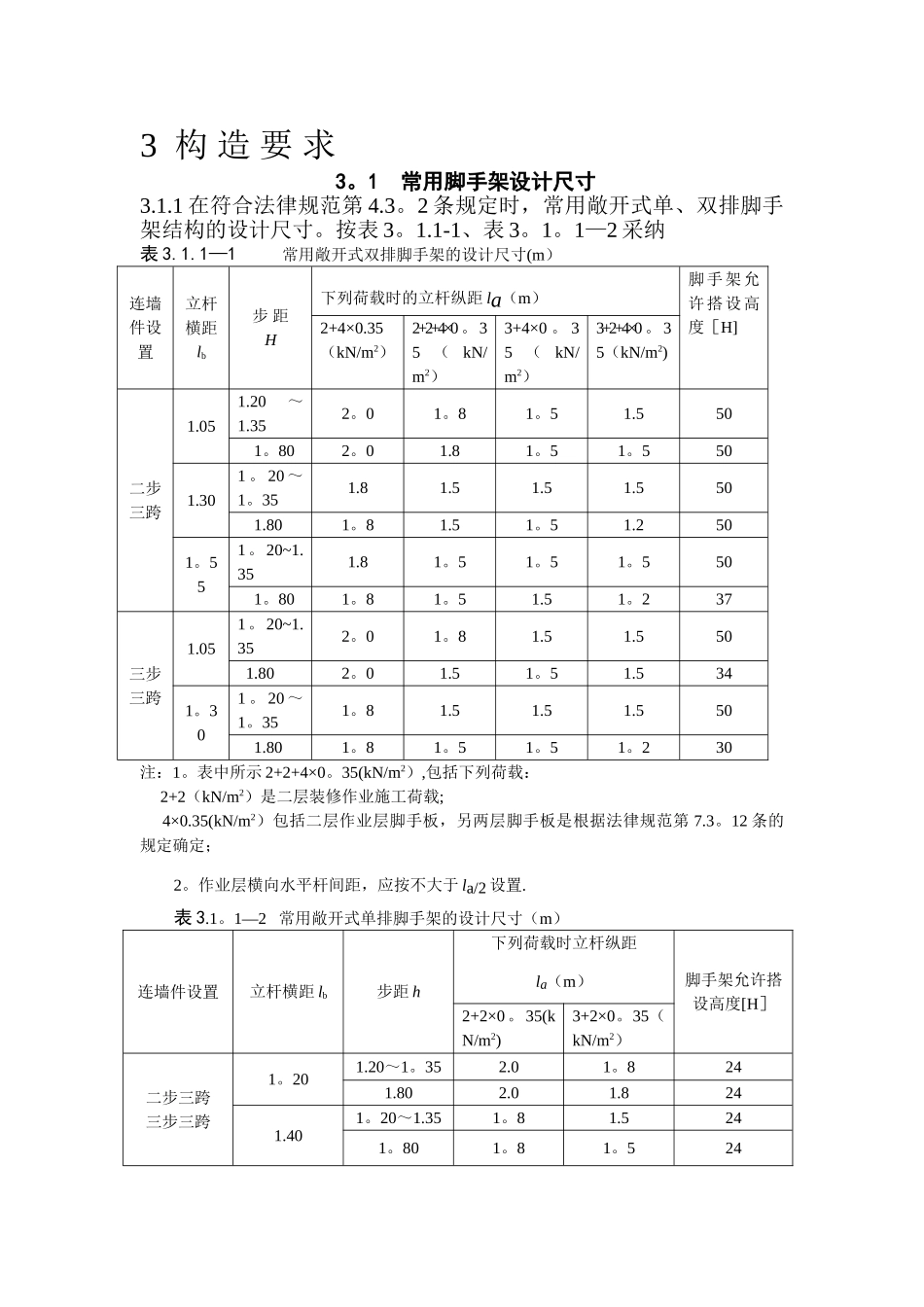 建筑工程扣件式钢管脚手架专项施工方案_第3页