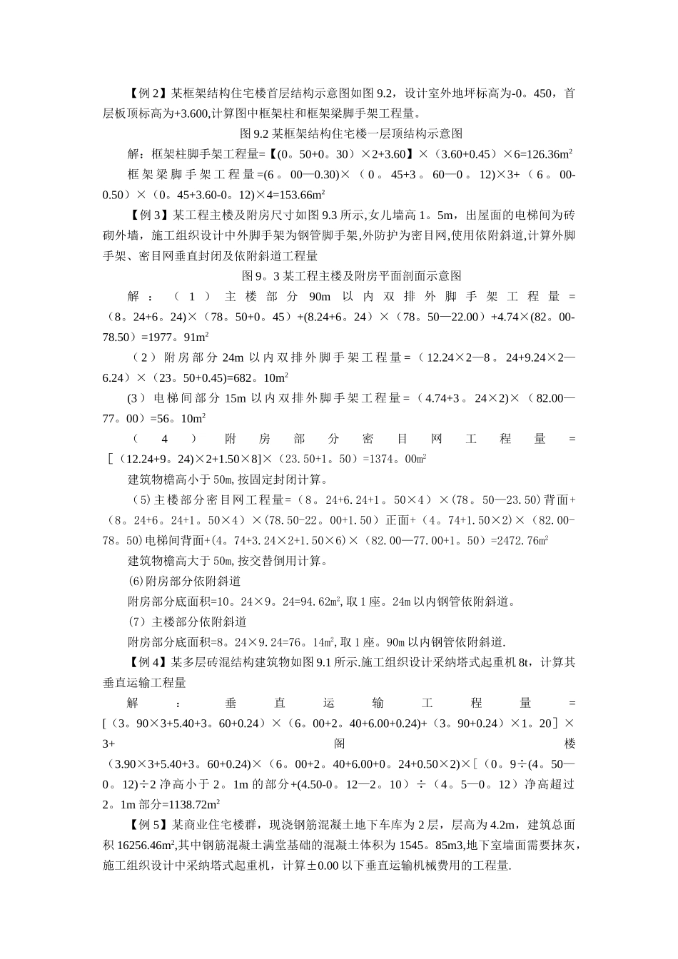 建筑工程措施项目习题_第2页