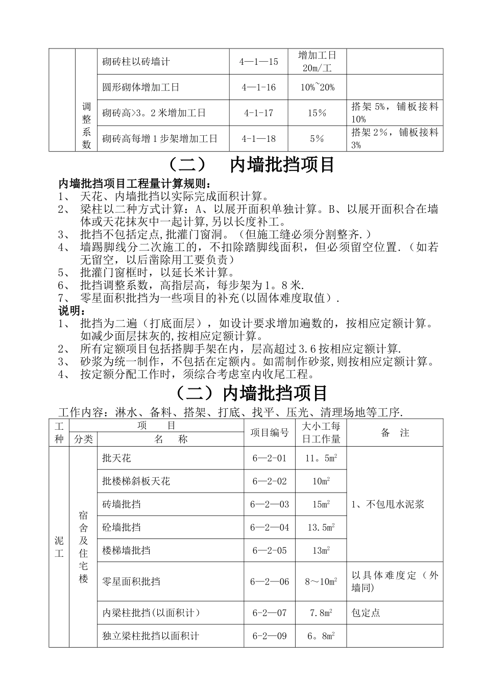 建筑工程施工工人劳动定额_第2页