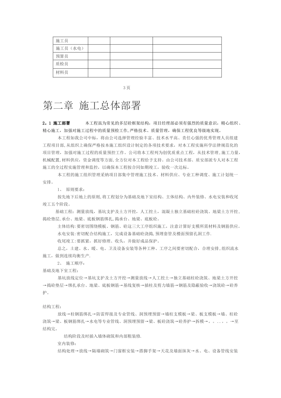 建筑工程施工组织设计范本40500_第3页