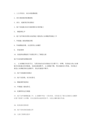 建筑工程施工过程图解