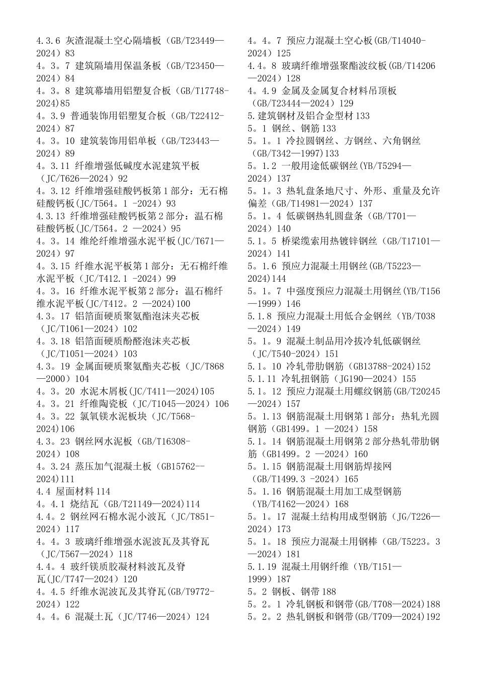 建筑工程材料规范标准标注_第2页