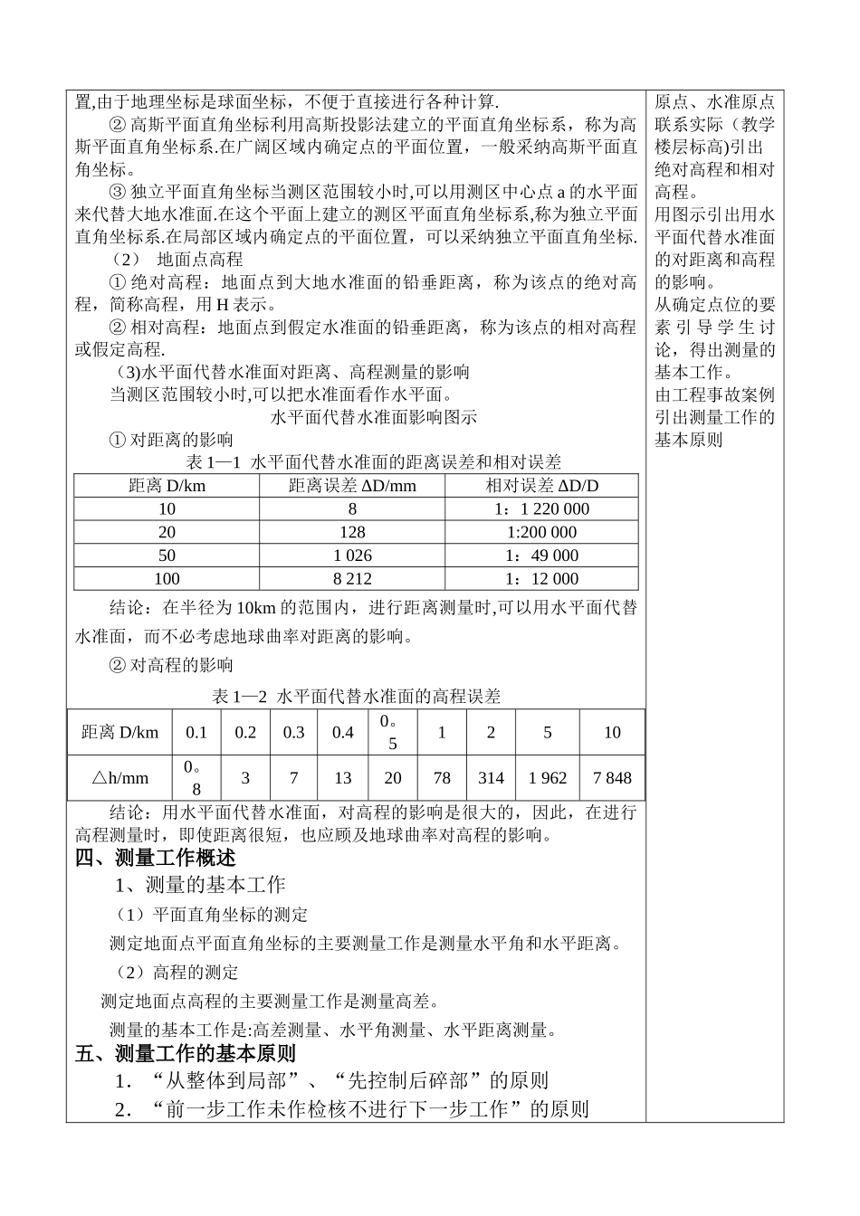 建筑工程测量B教案_第3页