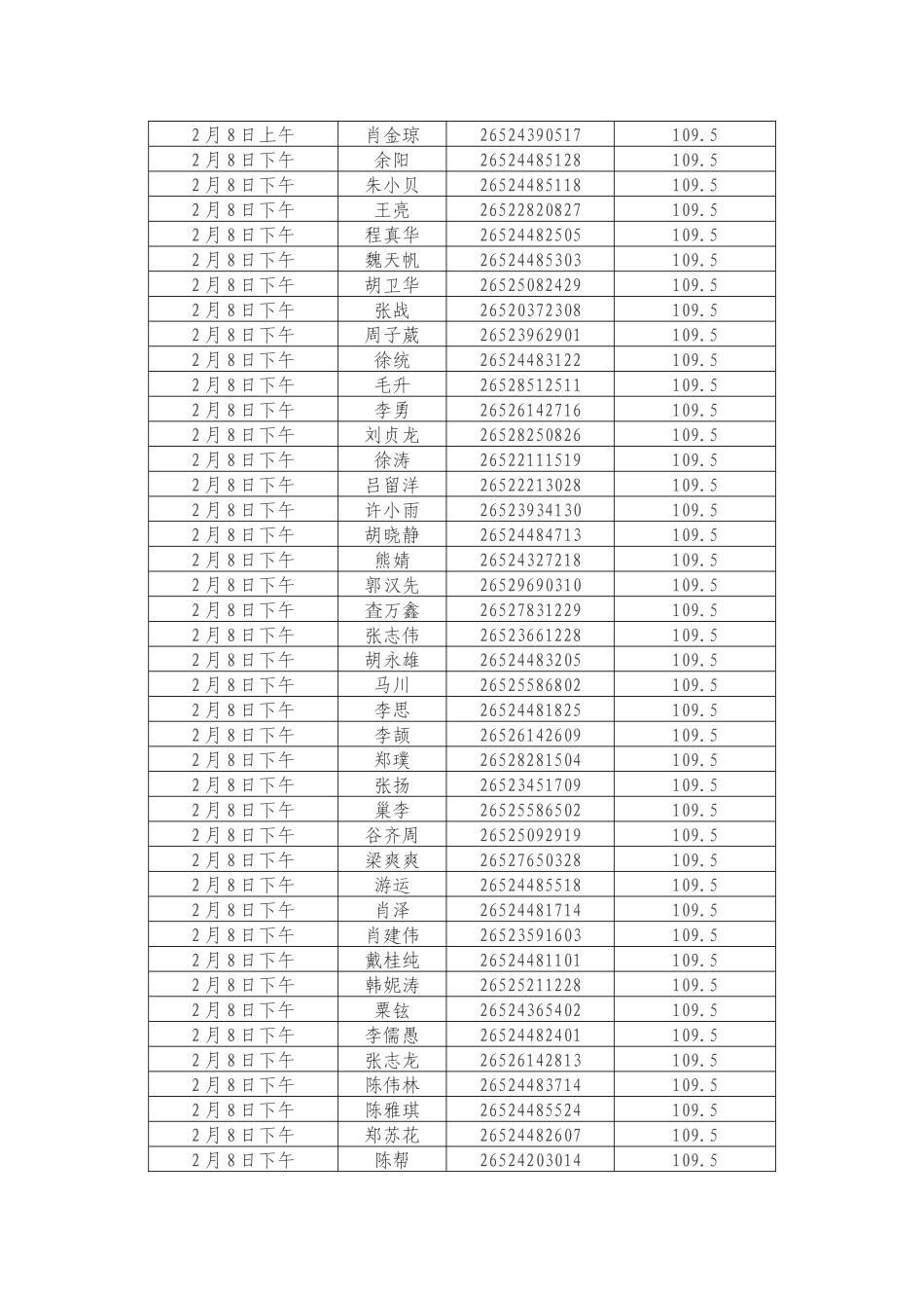 2025年面试时间_第2页