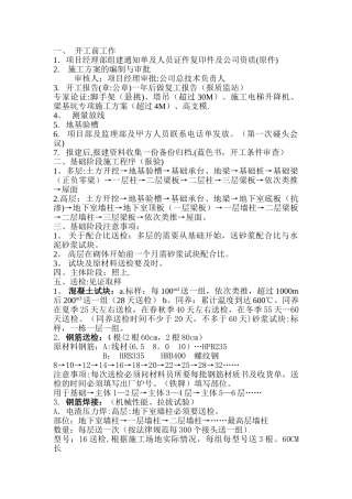 建筑工程资料程序-流程