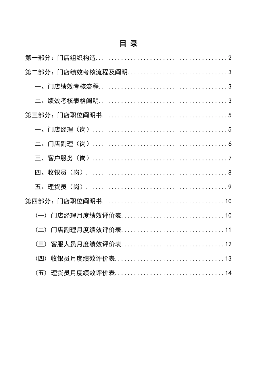 2025年食品零售连锁终端绩效考核全套方案_第1页