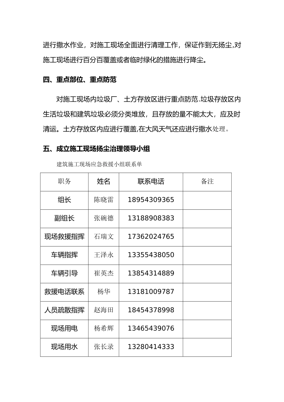 建筑施工重污染天气应急预案_第3页