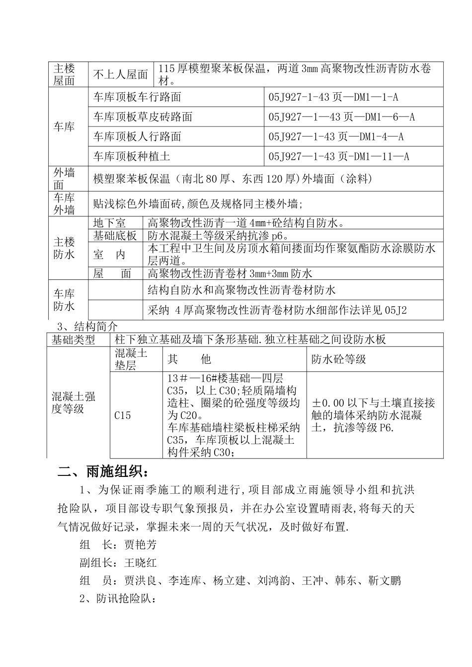 建筑施工雨季施工方案_第3页