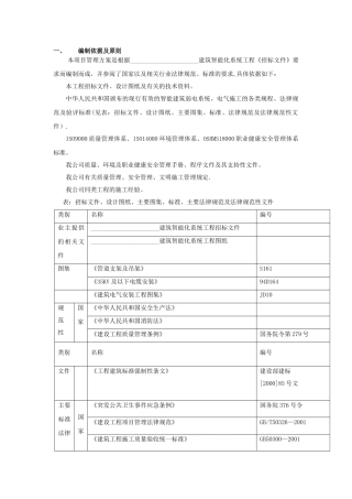 建筑智能化系统工程施工组织设计方案