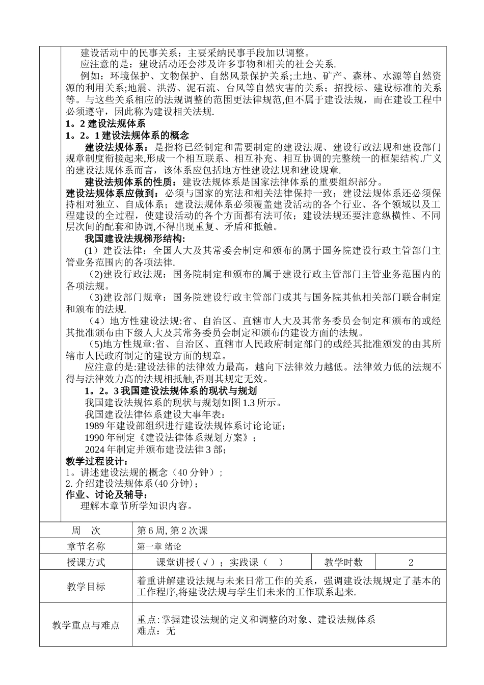 建筑法规概论课程教案_第3页