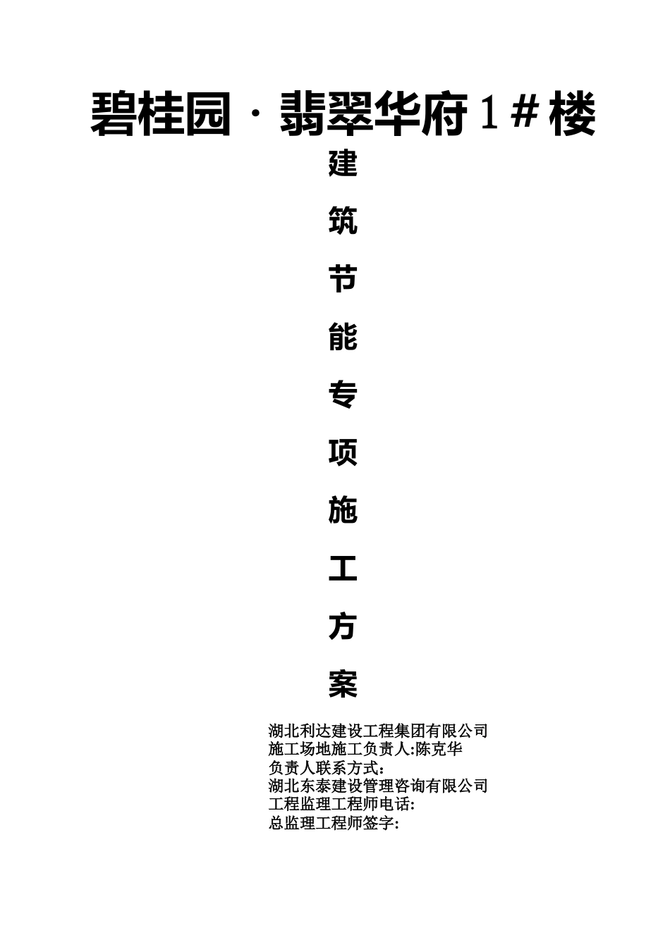 建筑节能专项施工方案_第1页