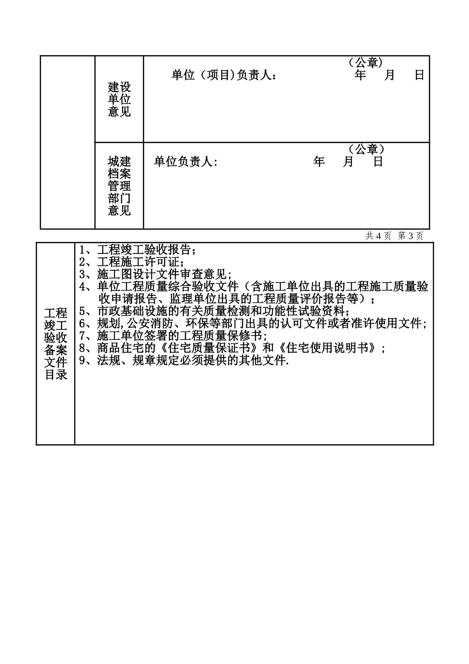 建设工程竣工验收备案表-湖南建设厅[1]_第3页