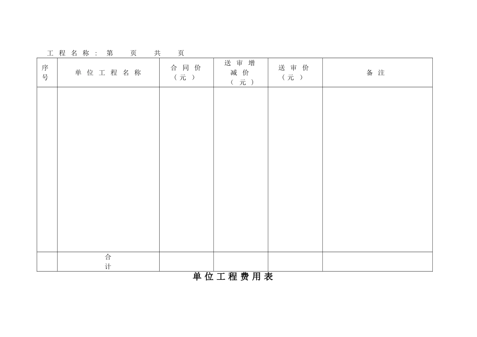 建设工程结算书封面_第3页