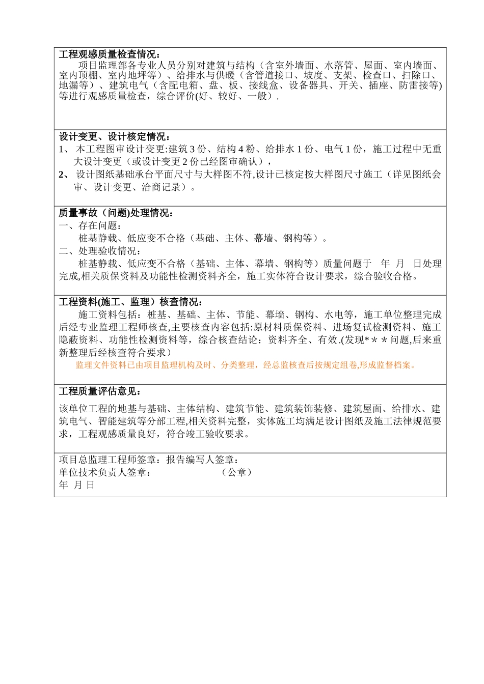 建设工程质量评估报告(杨)_第3页