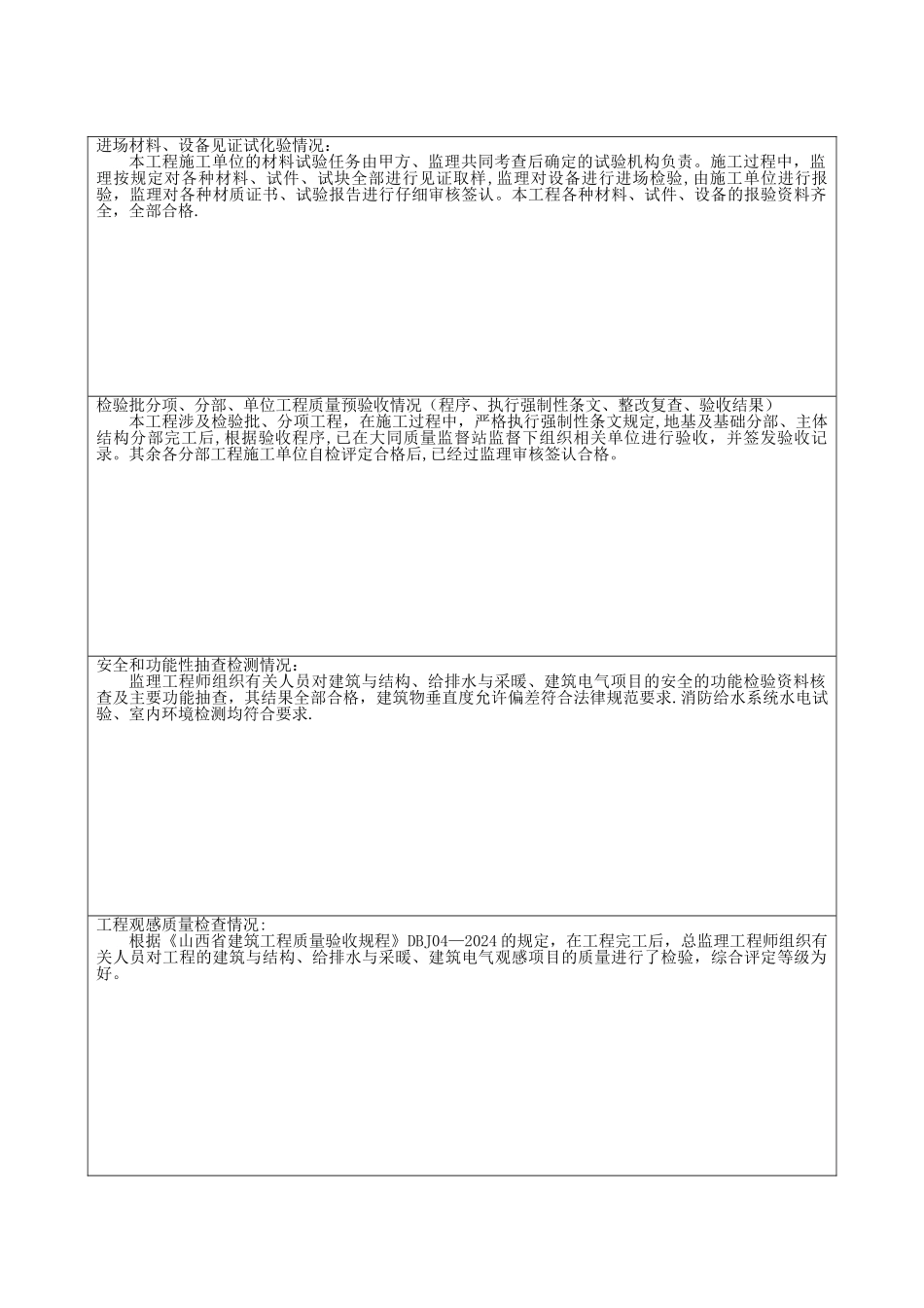 建设工程质量评估报告_第3页