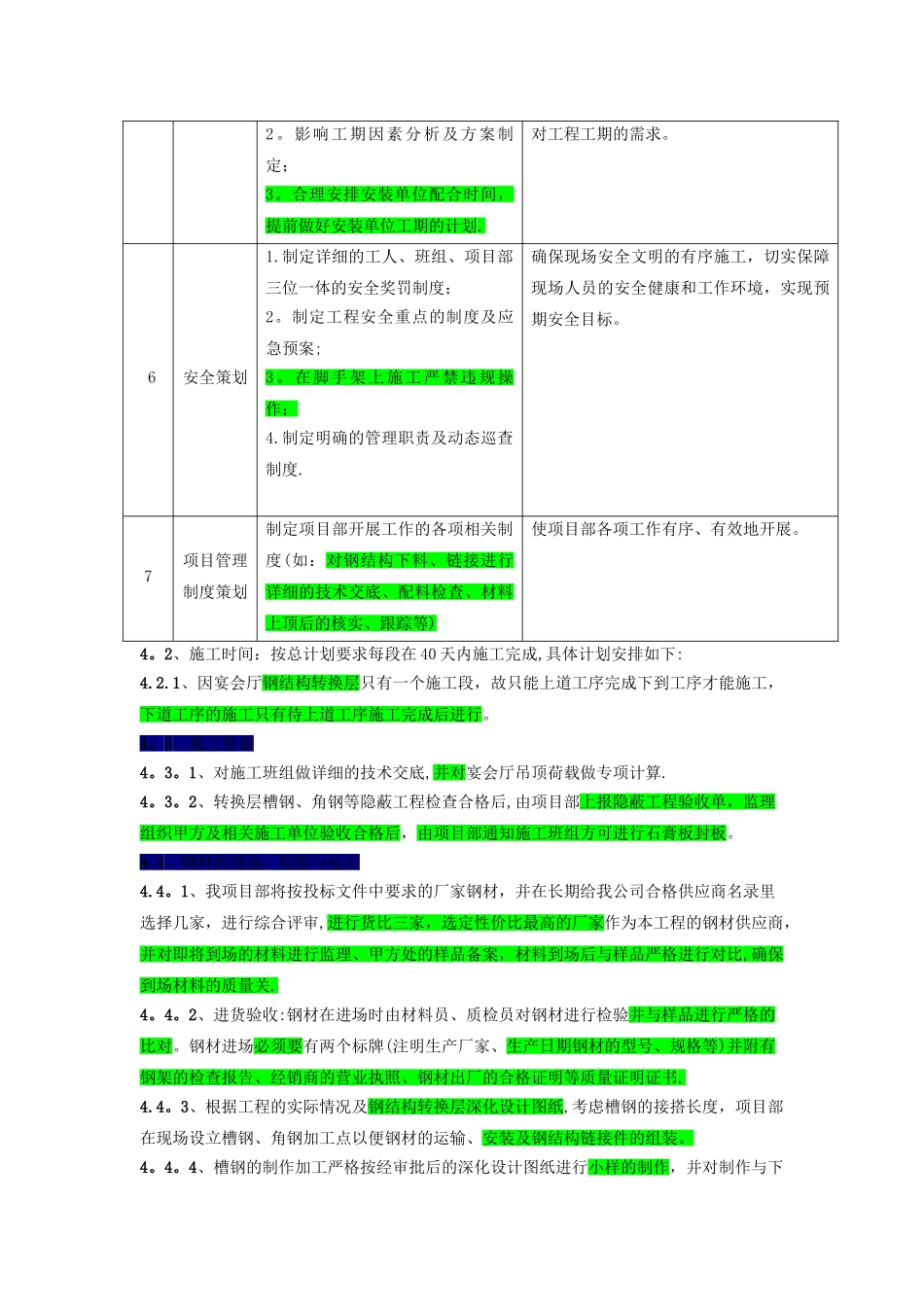 开元宴会厅吊顶钢结构转换层施工方案_第3页