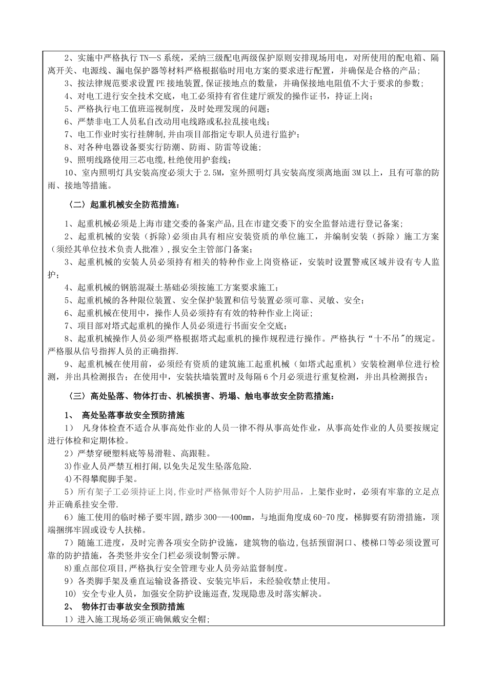 开工前安全技术交底_第2页