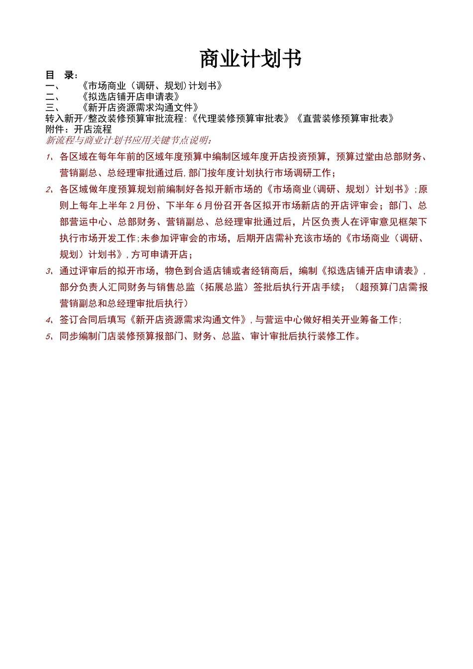开店商业计划书_第1页