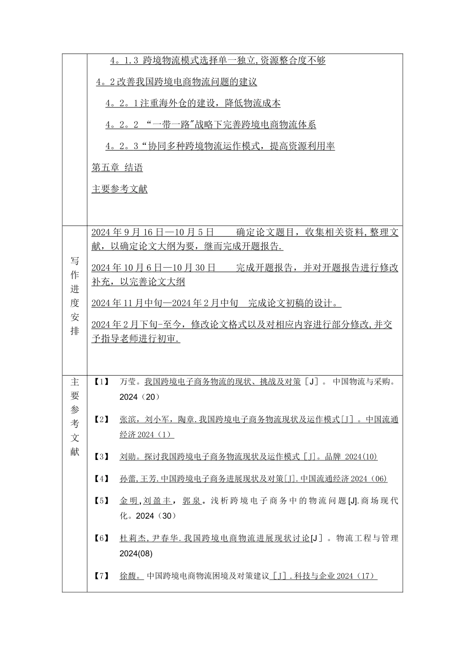 开题报告--浅谈我国跨境电子商务物流现状及运作模式_第3页