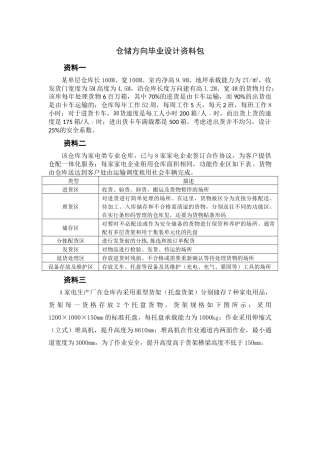 分组、设计任务书及设计资料包
