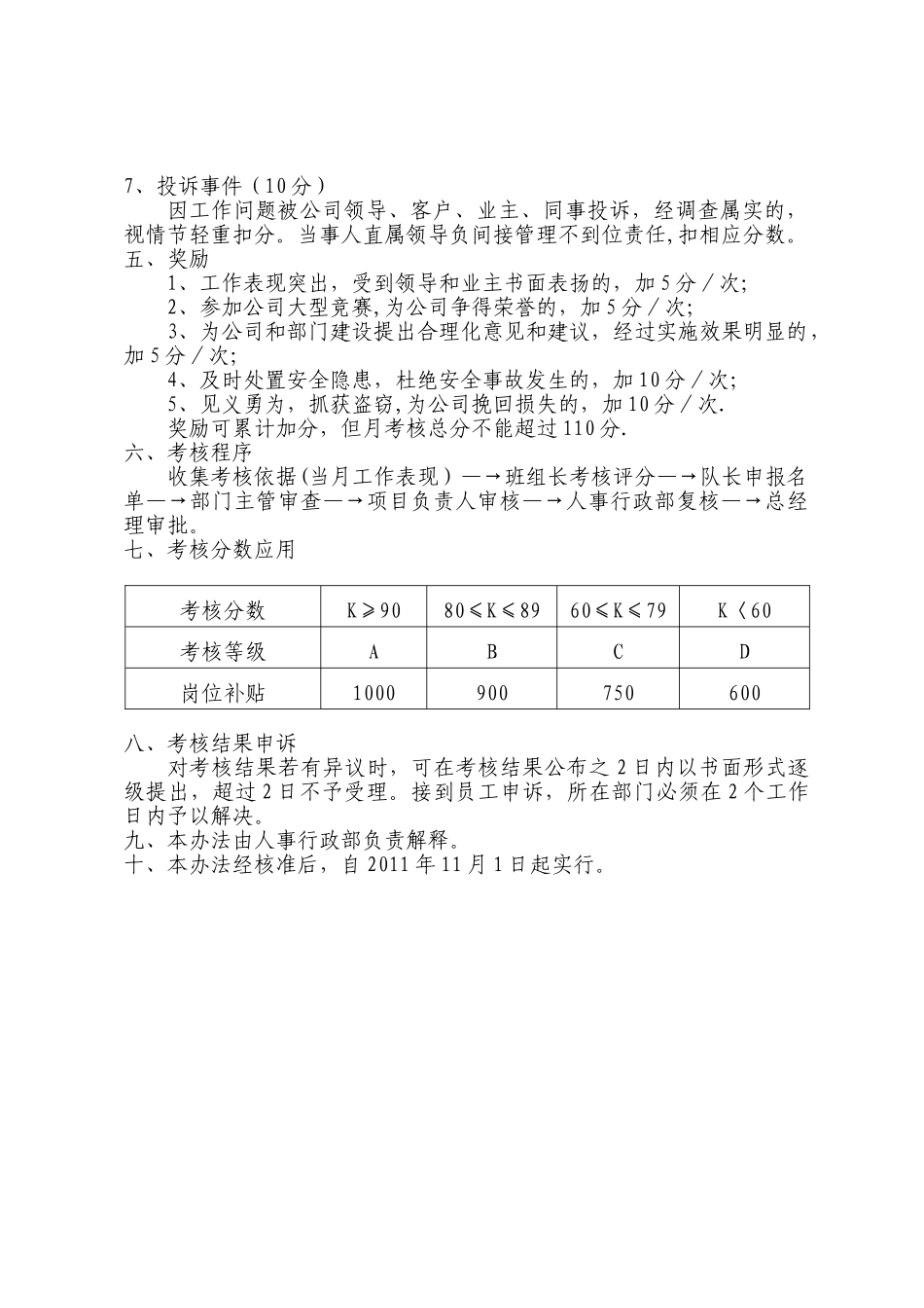 形象岗保安考核办法_第3页