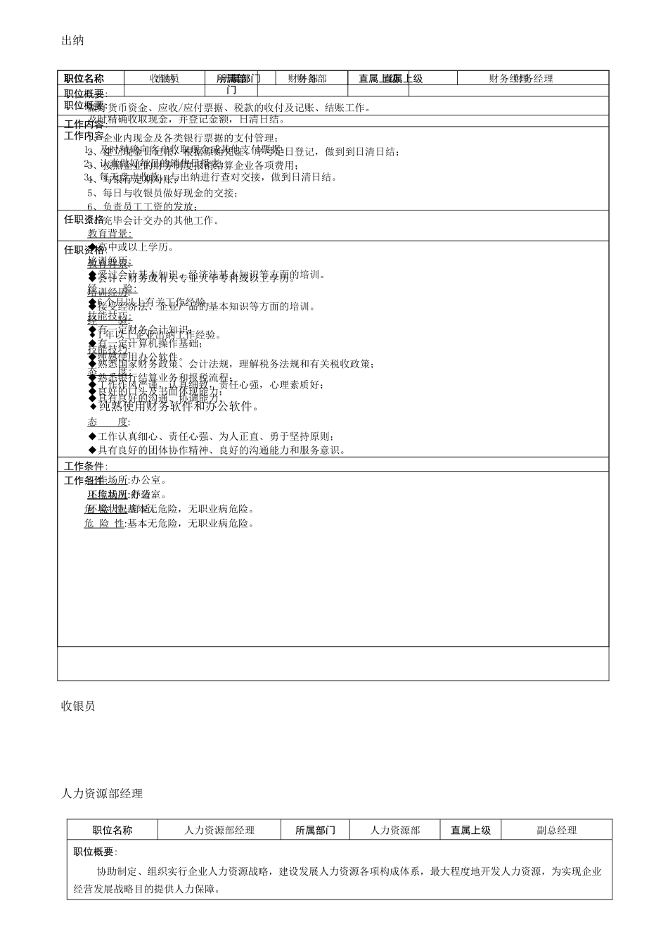 2025年汽车销售公司4S店全套岗位职责_第2页