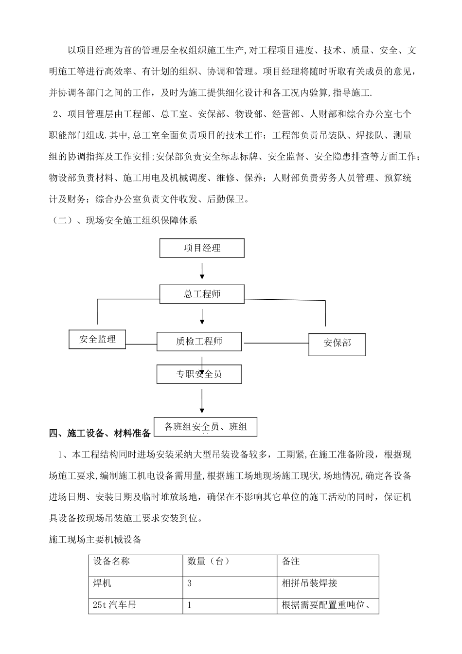 彩钢大棚吊装及安装专项方案_第2页