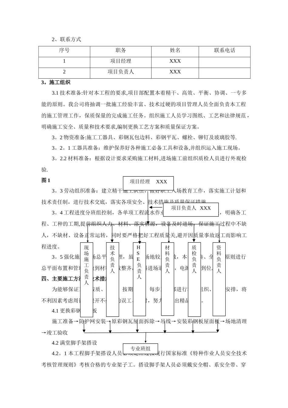 彩钢瓦屋面修复施工方案_第2页