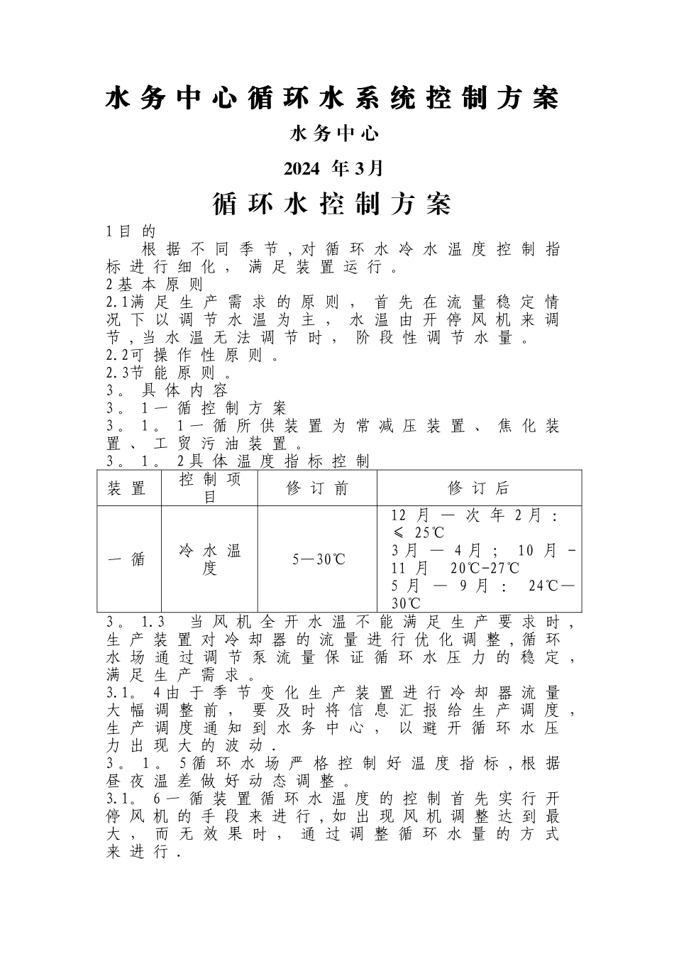 循环水温度控制方案_第1页