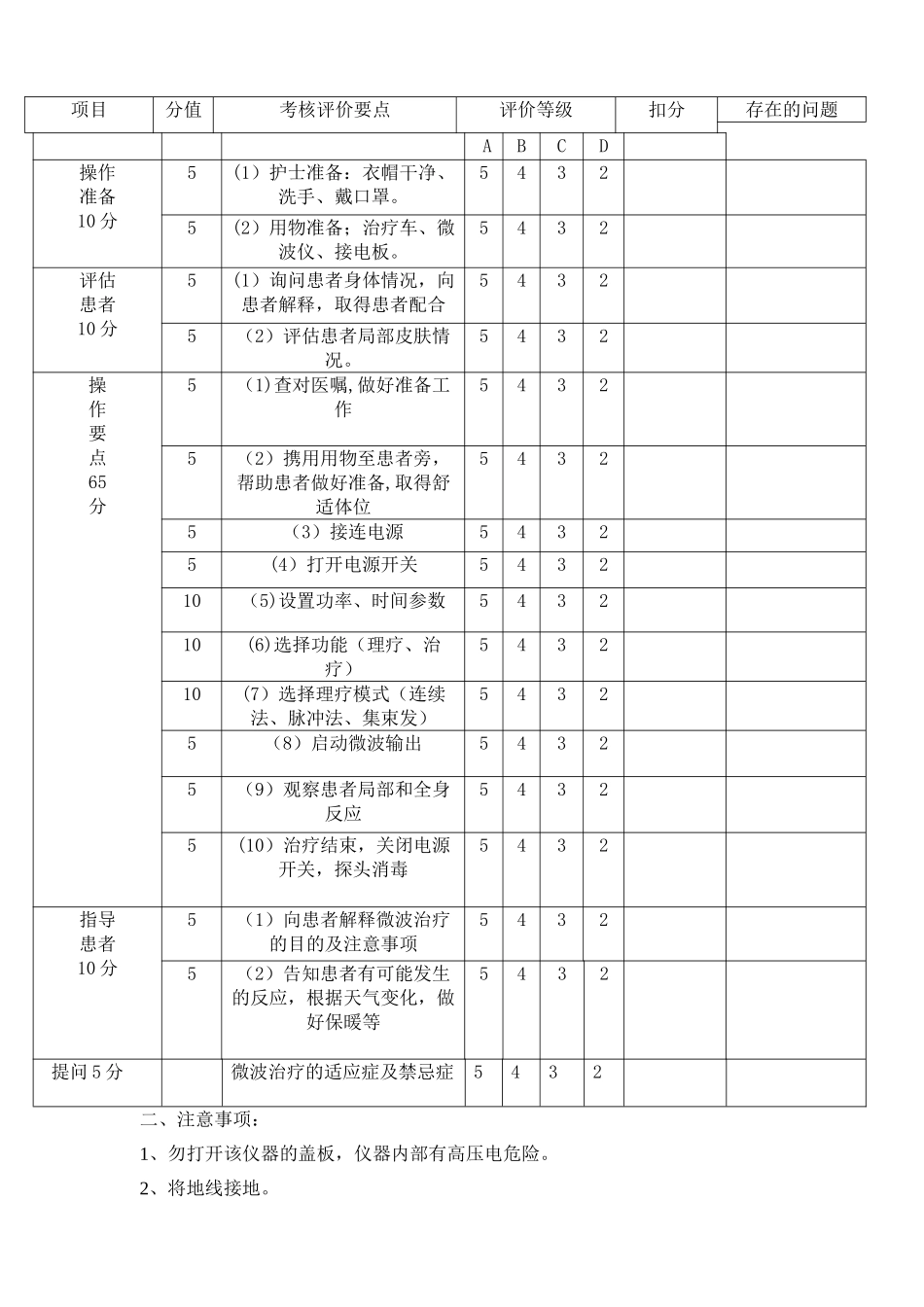 微波治疗仪的操作流程_第2页