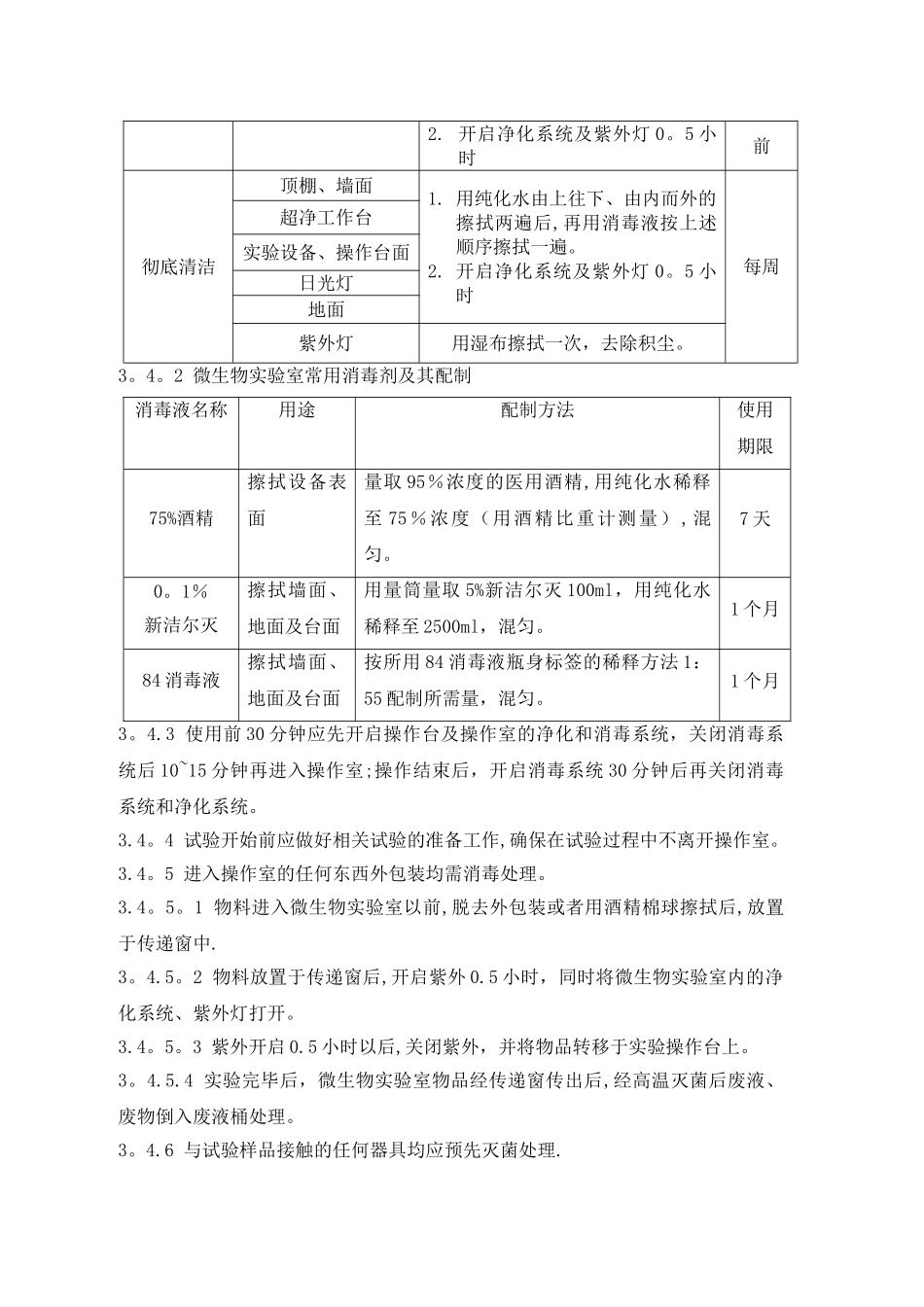 微生物限度检查室管理规程_第2页