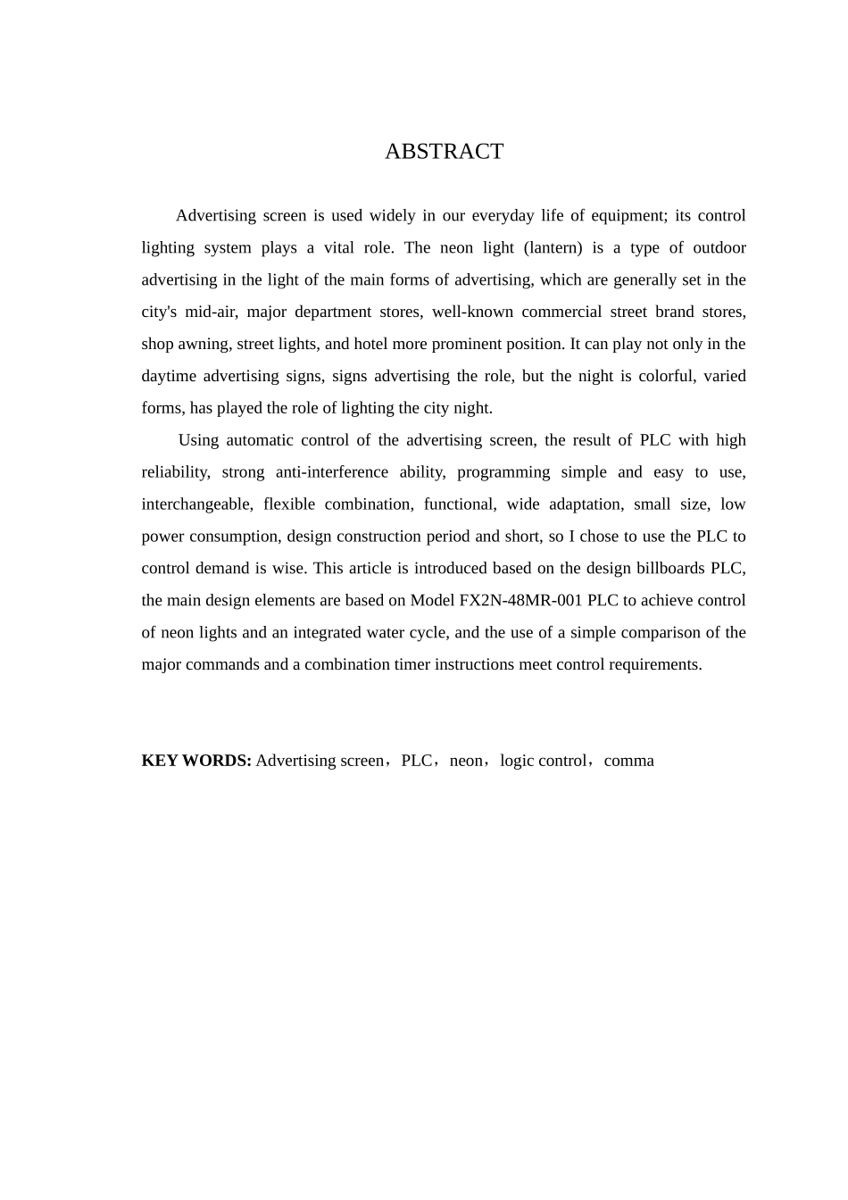 基于PLC的大型广告屏程序设计_第2页