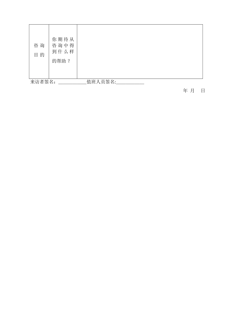 心理咨询预约表_第3页
