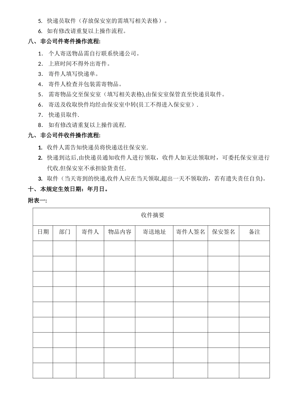 快递收发管理规定(确定版)_第3页
