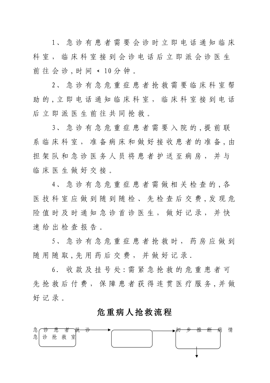 急诊服务流程及规范_第2页