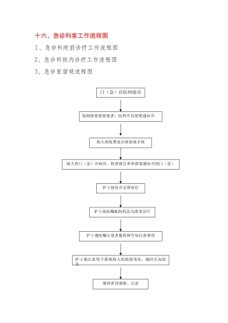 急诊科流程图
