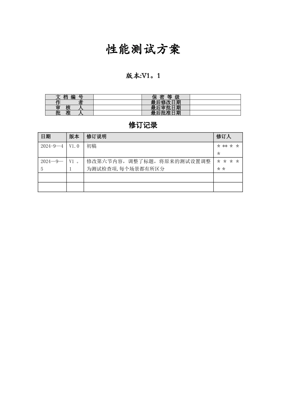 性能测试方案模板_第1页