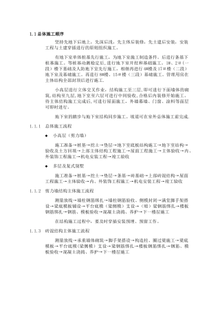 总体施工顺序