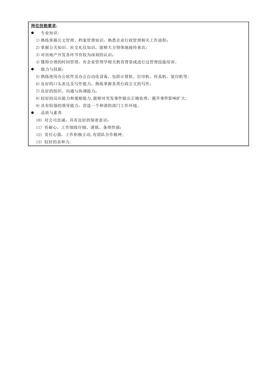总经办主任岗位职责及任职资格_第2页