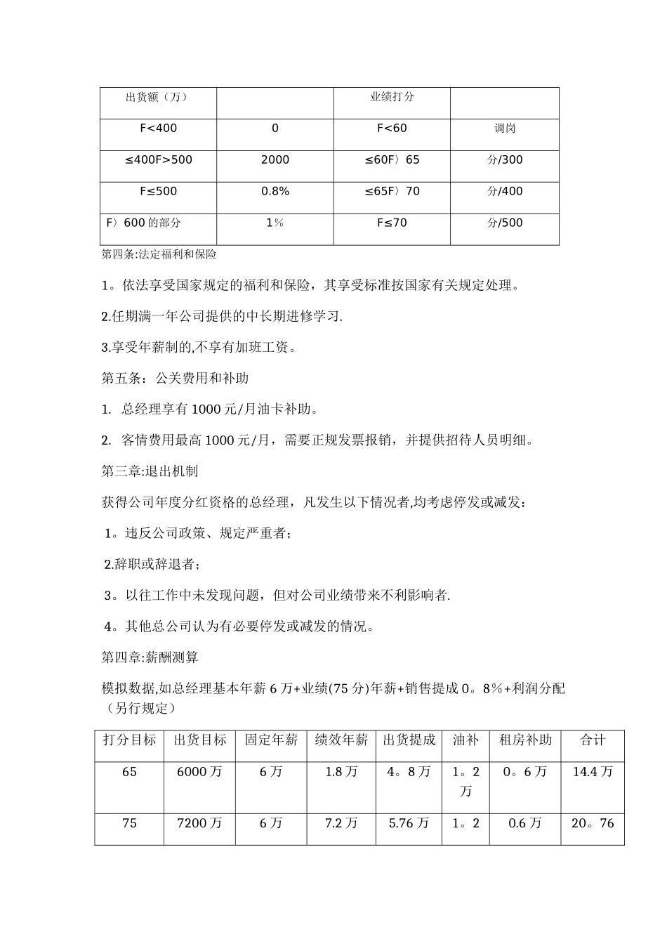 总经理薪酬管理制度_第2页