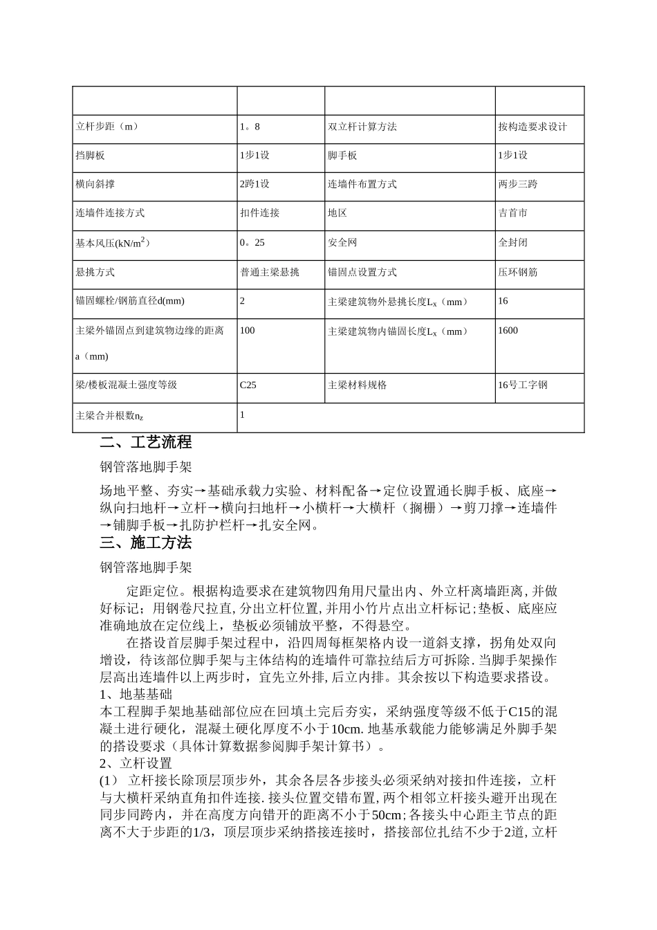 悬挑脚手架方案_第3页