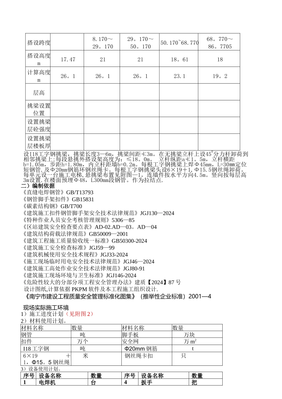 悬挑脚手架施工方案(专家论证)_第3页