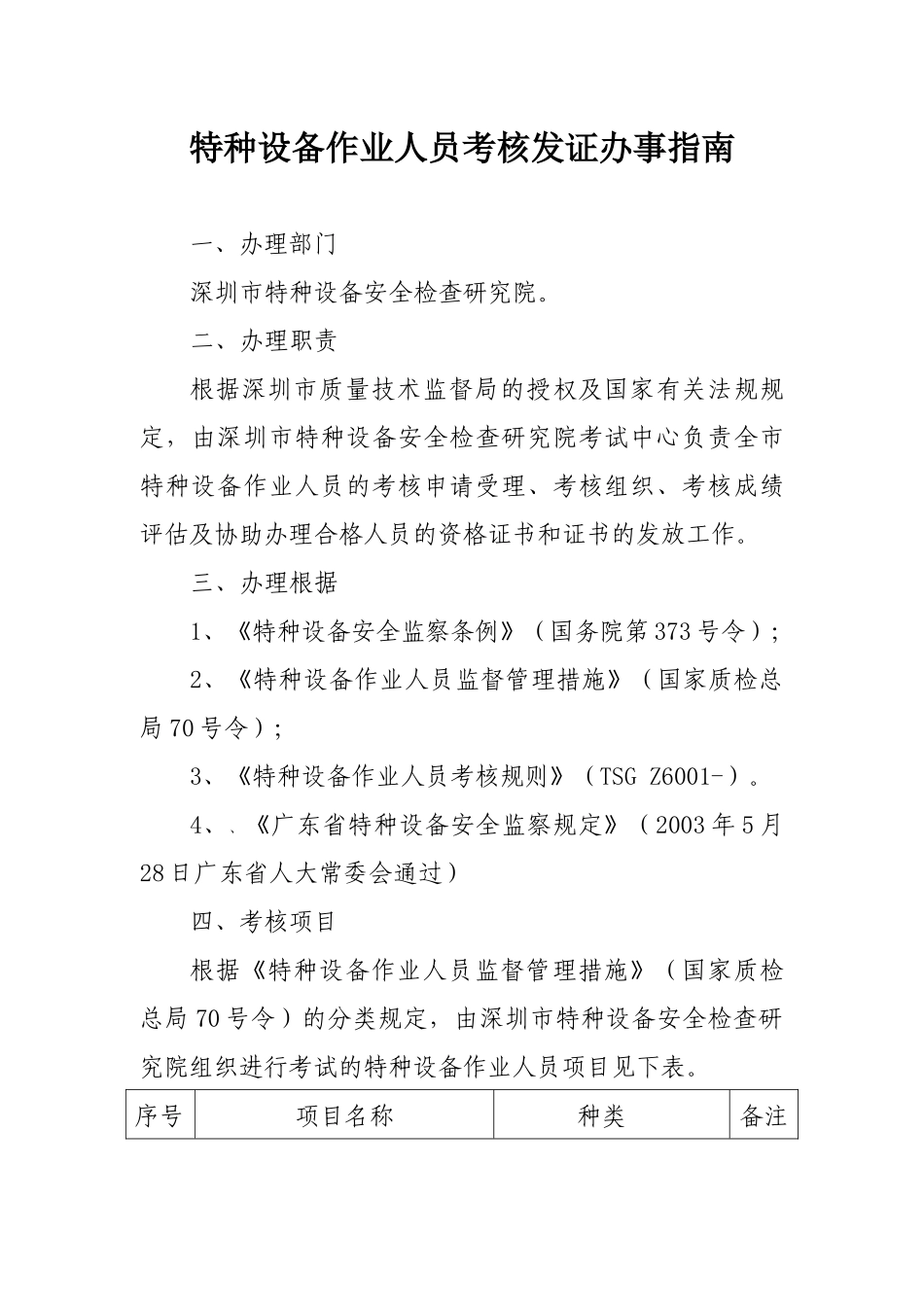2025年特种设备作业人员考核发证办事指南特种设备管理人员考核发_第1页