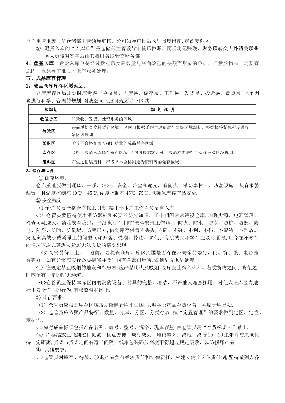成品仓库管理规定_第2页