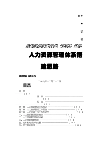 成都浪度家私集团2024年HR管理体系搭建思路